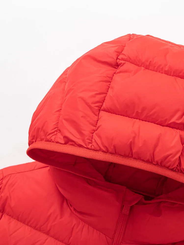 Kids Multicolor Hooded Down Jacket 208422107203