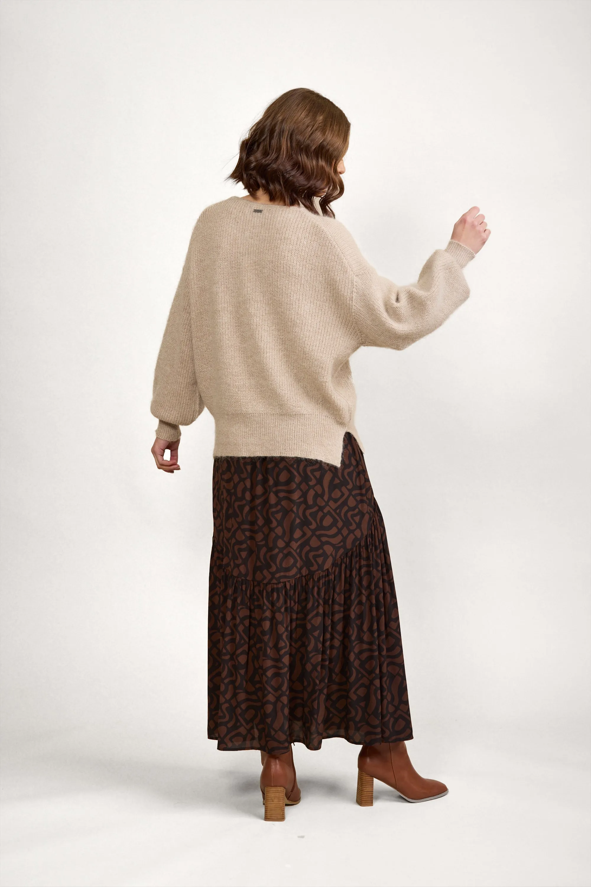 Knewe Note Sweater K2016A - Oatmeal