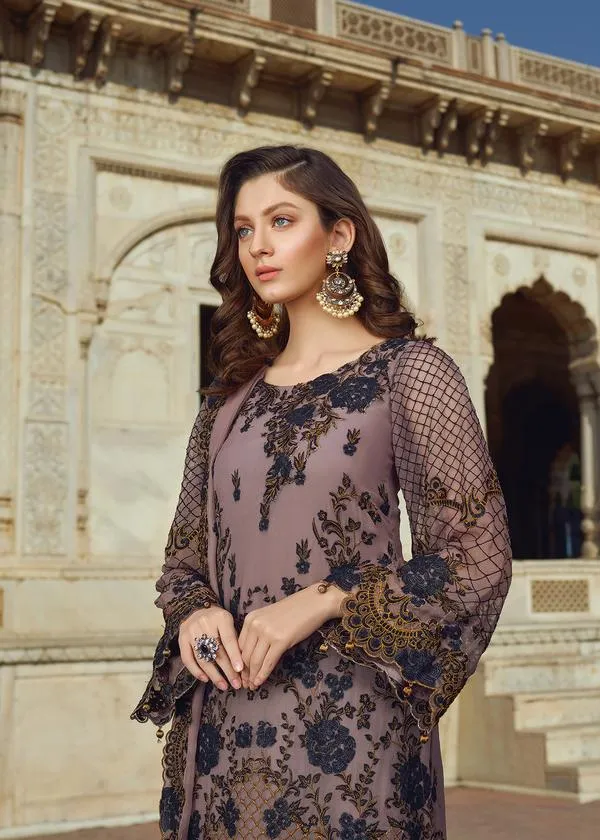 Lavender Pakistani Dress From 2020 Latest Collection # CA131