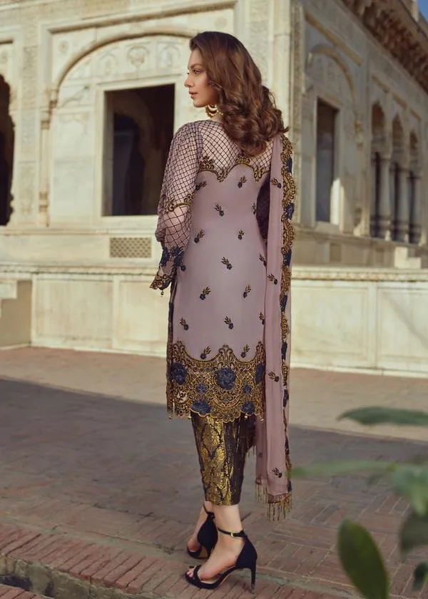 Lavender Pakistani Dress From 2020 Latest Collection # CA131