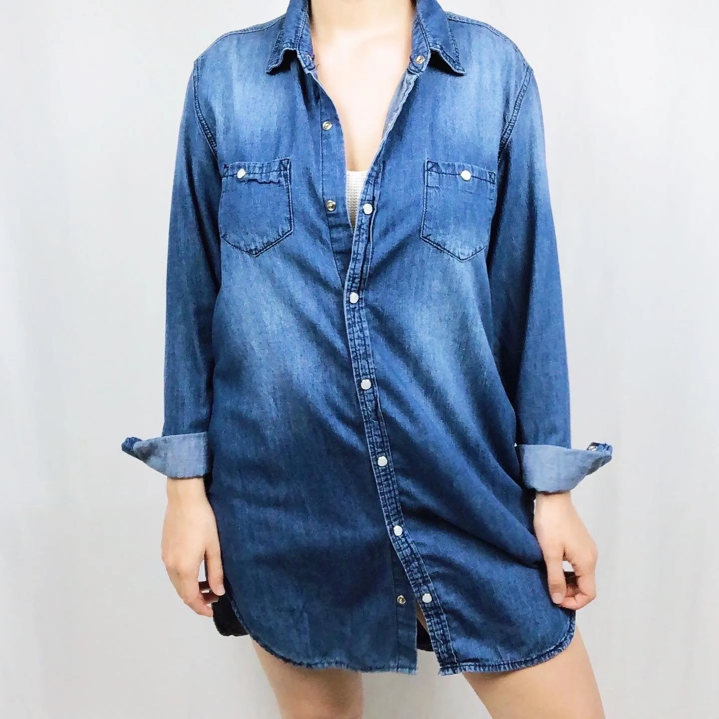 LF Carmar Denim Chambray Dress