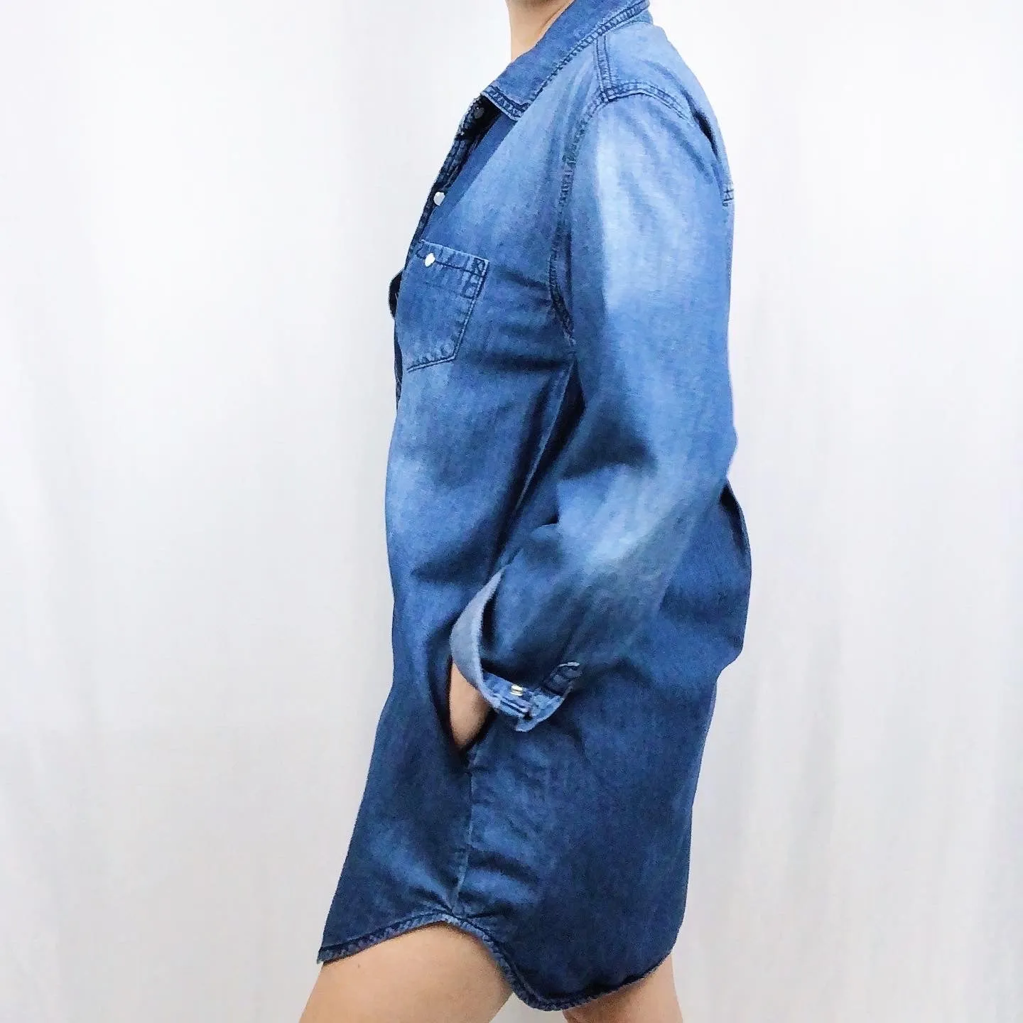 LF Carmar Denim Chambray Dress