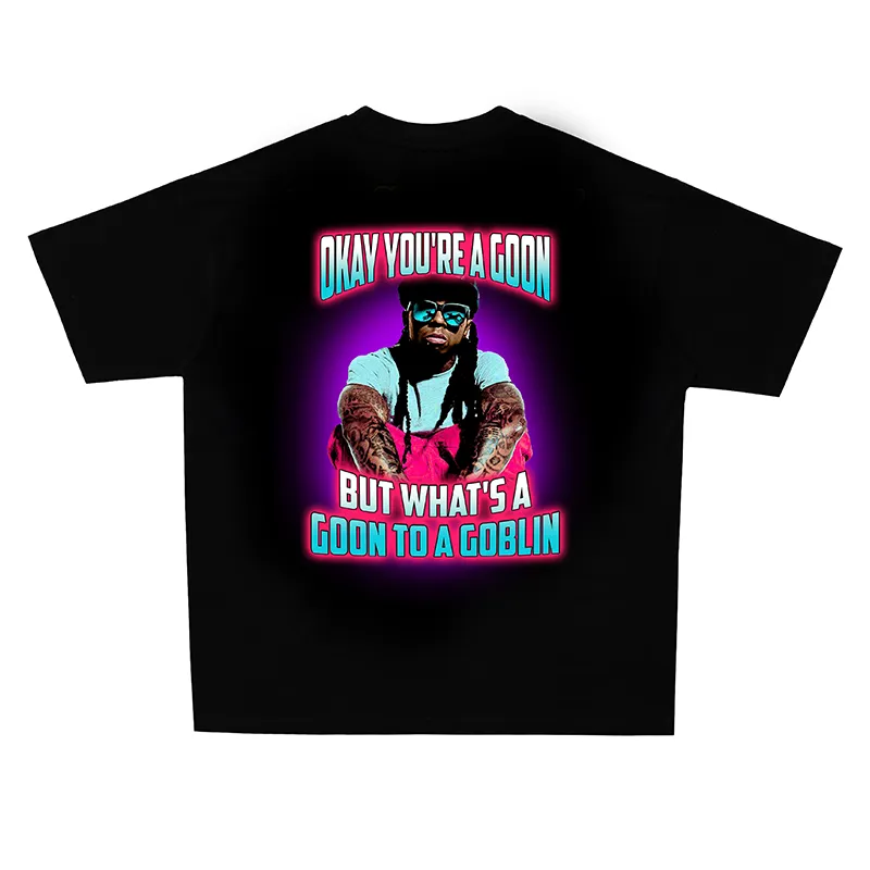 LIL WAYNE 'WHAT'S A GOON TO A GOBLIN' 90s STYLE BOOTLEG VALKYRE T-SHIRT
