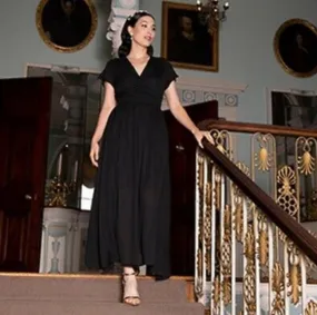 Lindy Bop Aisling Classic Vintage Inspired Maxi Dress
