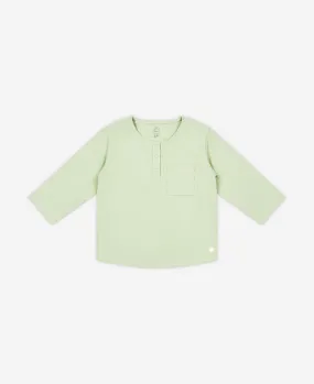 Long Sleeve Henley Top