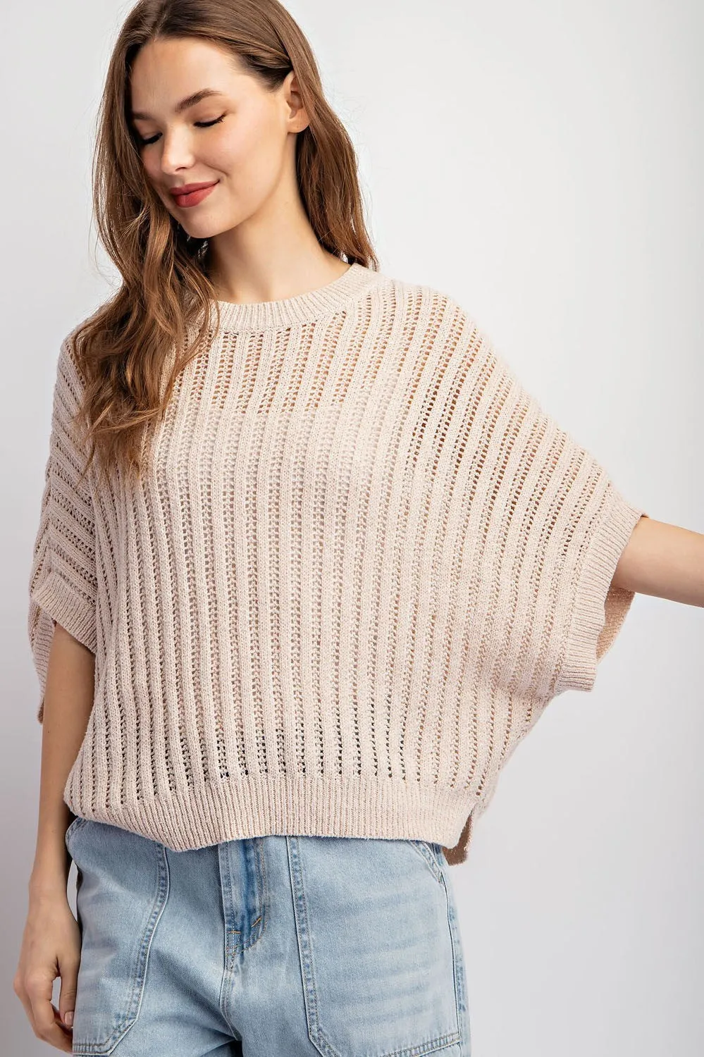 LOOSE FIT DOLMAN SLEEVE TOP