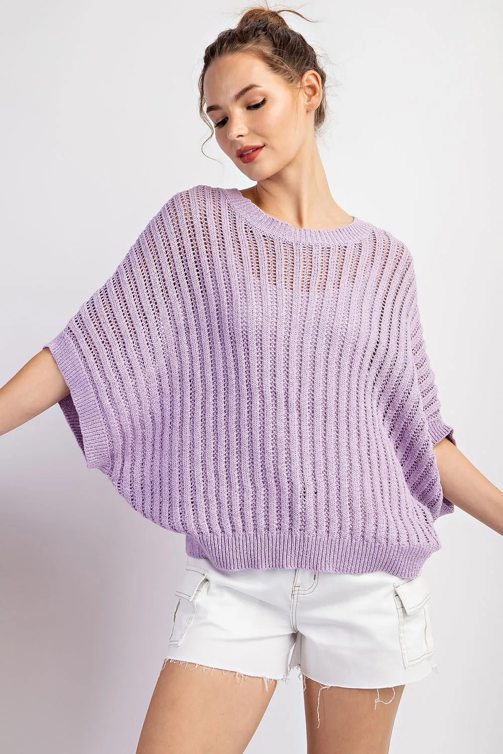 LOOSE FIT DOLMAN SLEEVE TOP