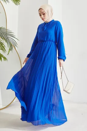 MDS Women Piliseli Limelda Chiffon Dress - Saxe Blue - Worcester