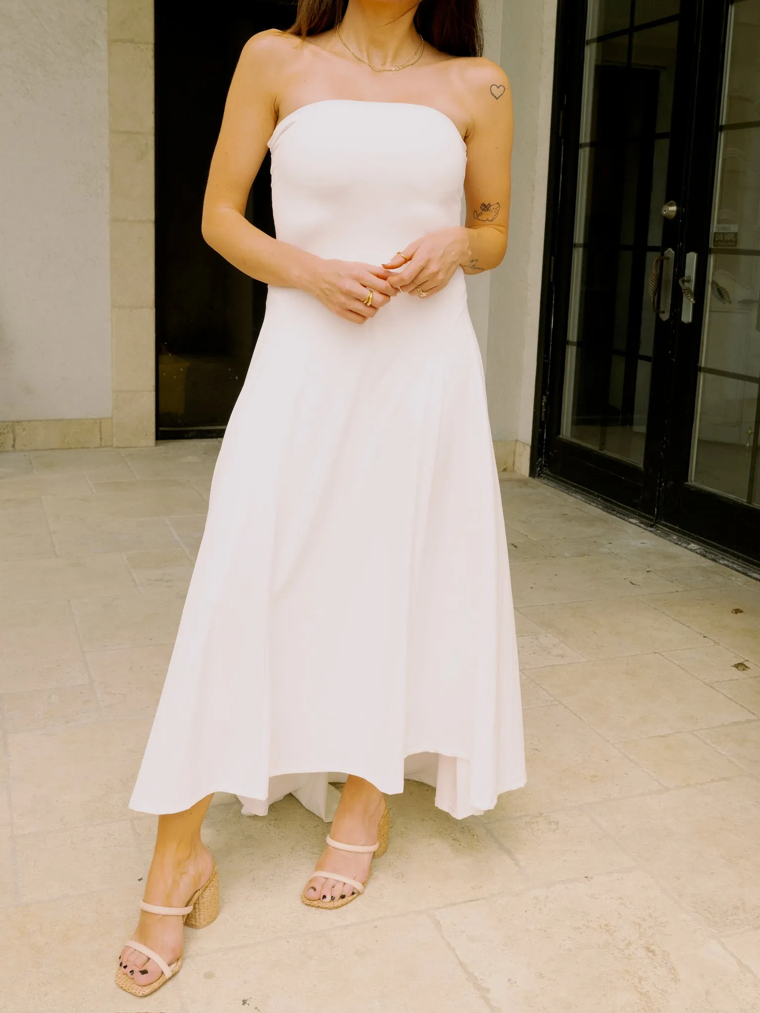 Miss White Midi Dress