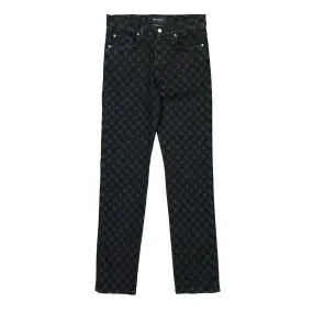 Monogram Denim Trousers