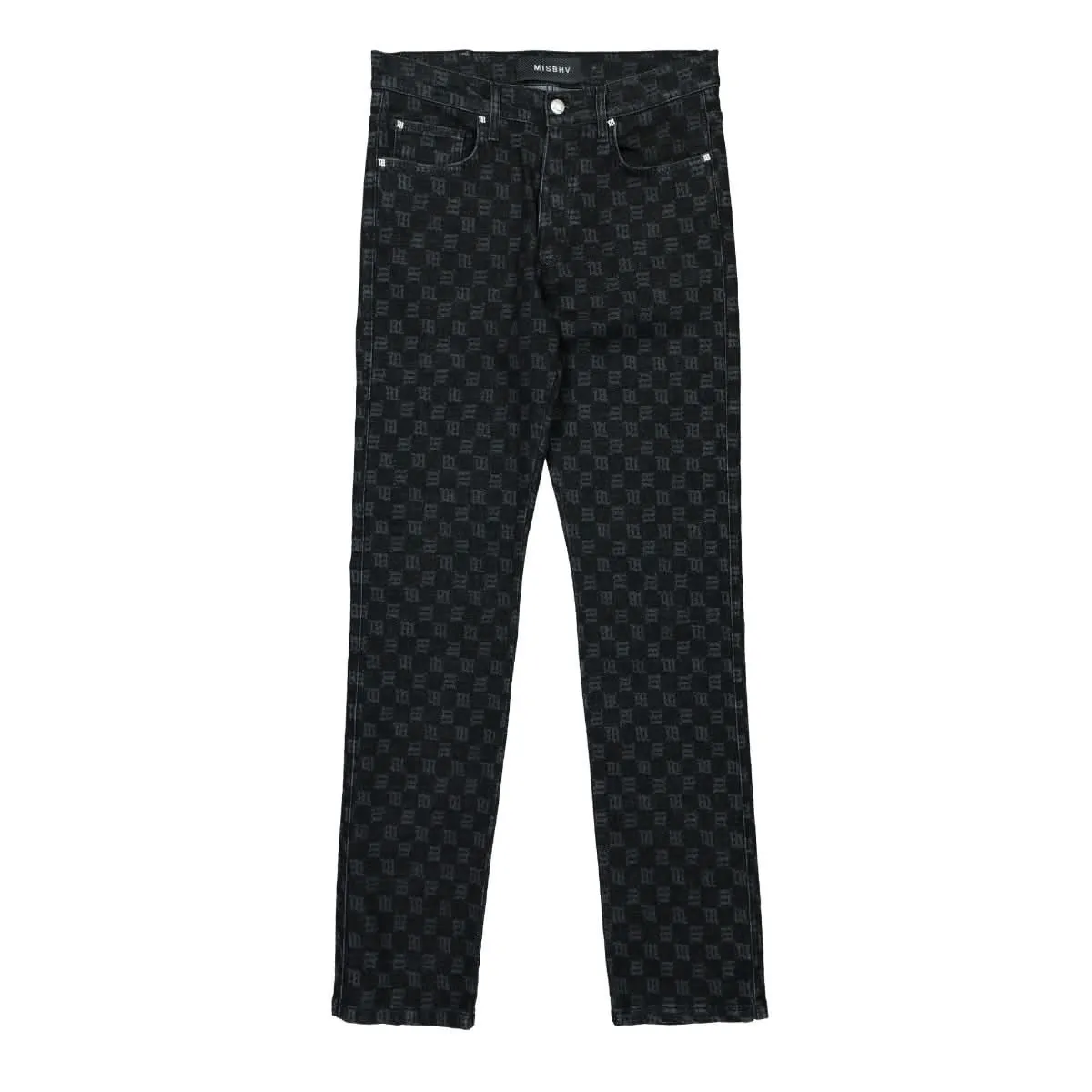 Monogram Denim Trousers