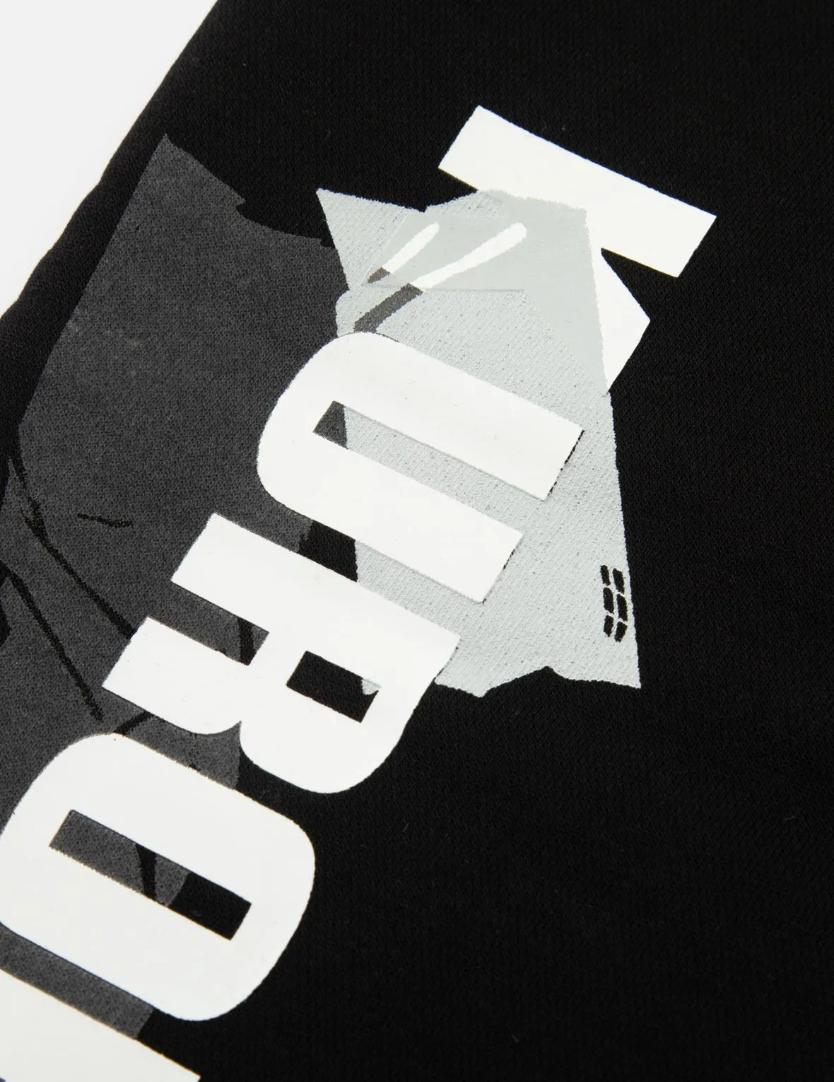 Multiple Branding Elements Print Slim Fit Sweatpants