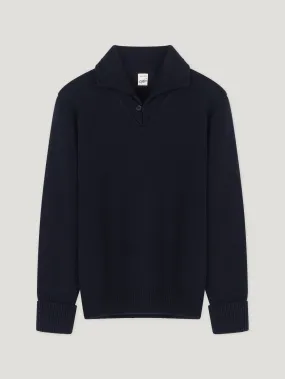Navy Sailor Collar Sweater