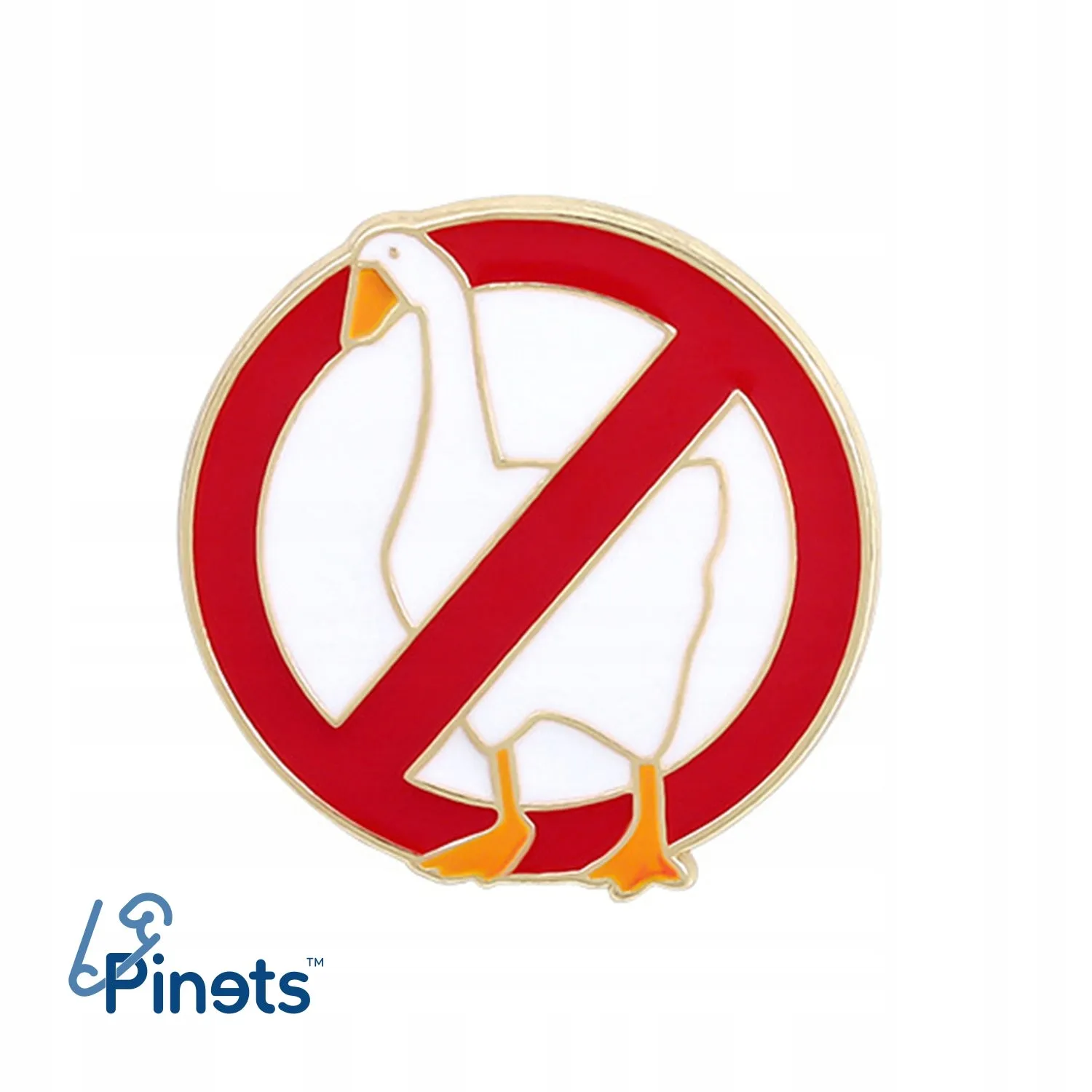 No Ducks Enamel Pin