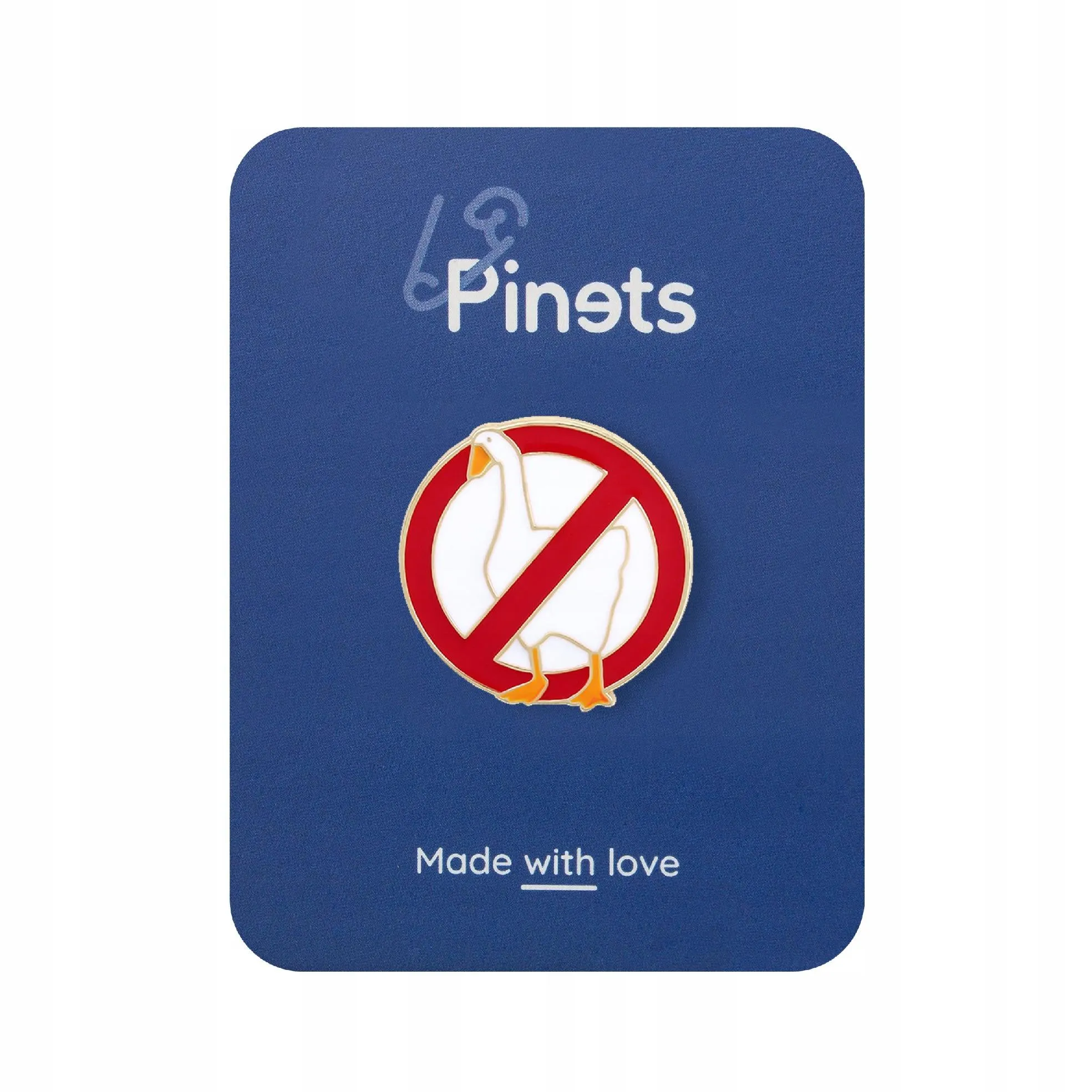 No Ducks Enamel Pin