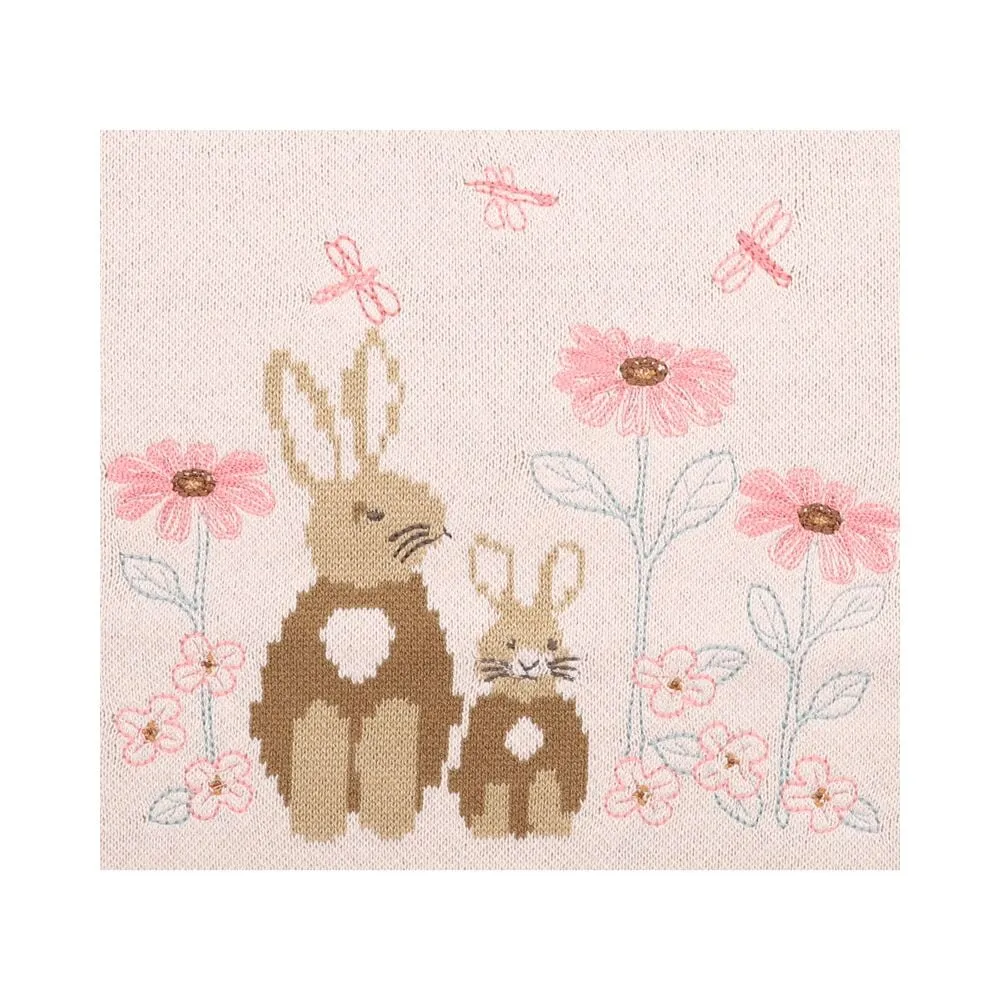Olive Knitted Bunny Jumper