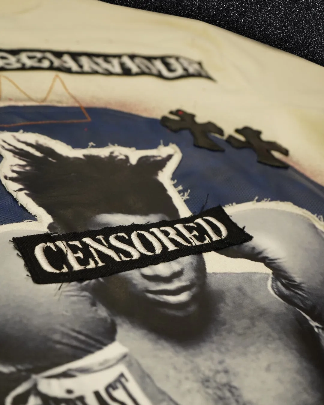 ON MY WORST BEHAVIOUR - A BASQUIAT TRIBUTE OFF WHITE VALKYRE TSHIRT