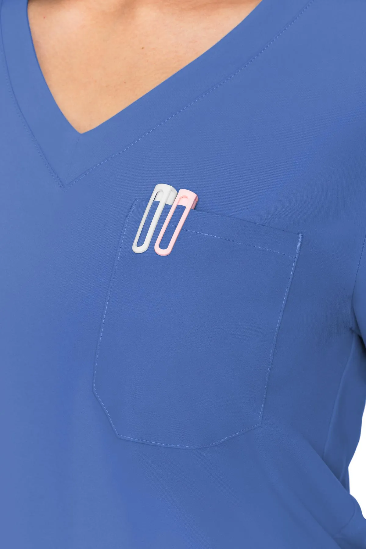 One Pocket Tuck-In Top By Med Couture(MC Insight) / Ceil