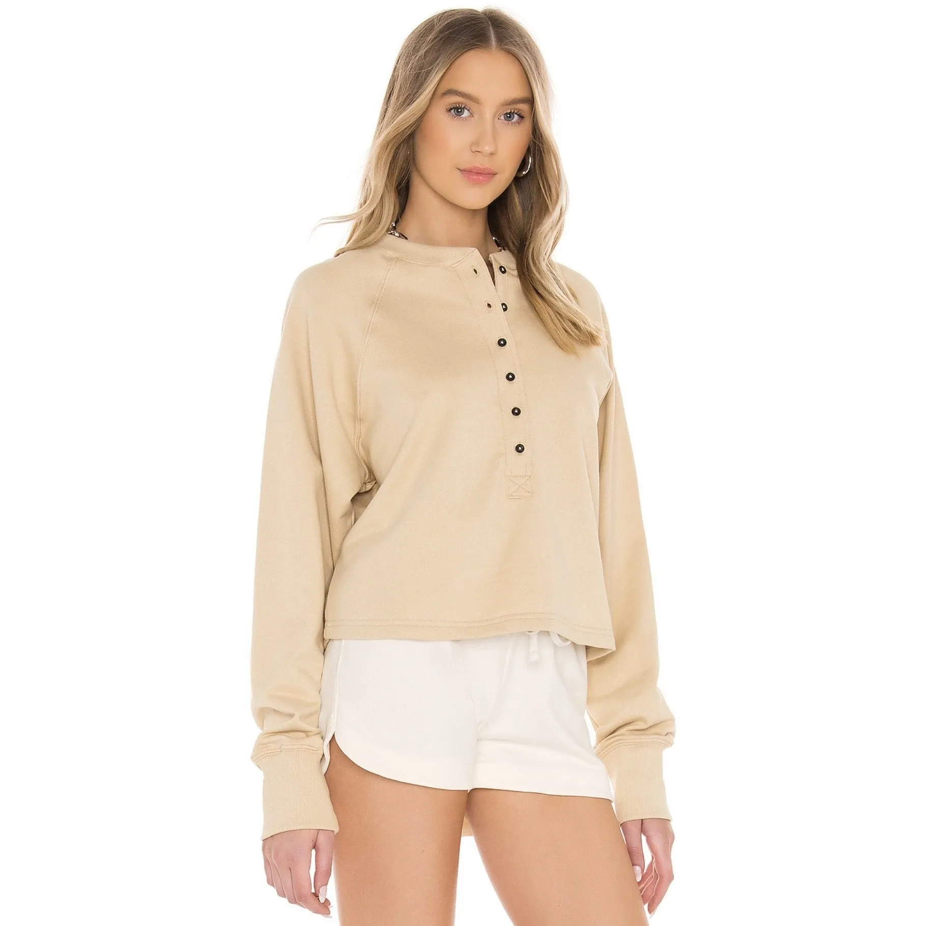 Organic Cotton Henley | Women’s Clothing Boutique