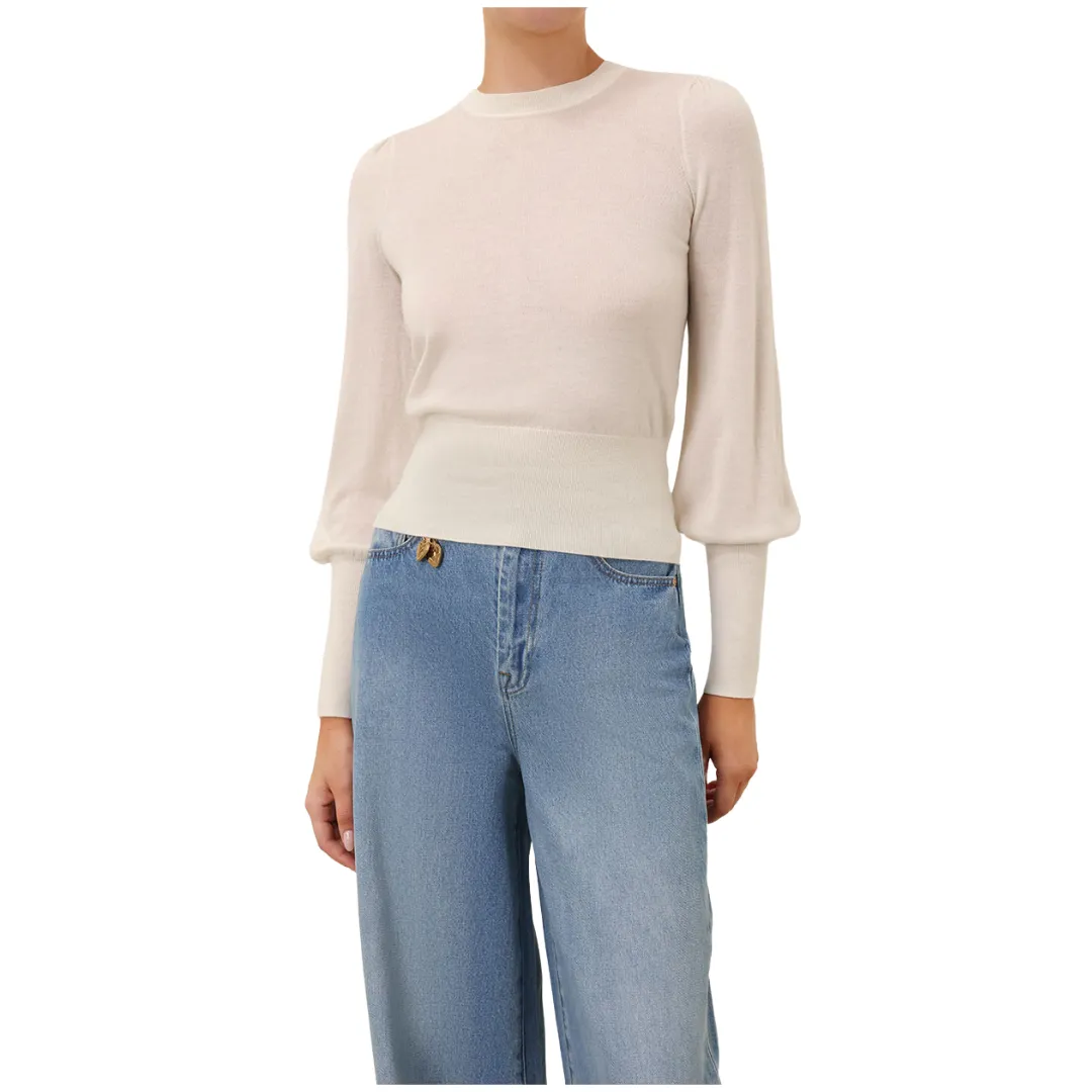 Parchment Cashmere Sweater