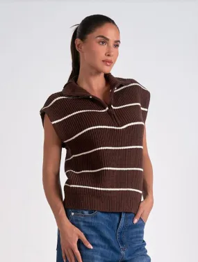 Pullover Sleeveless 1/4 Zip Sweater