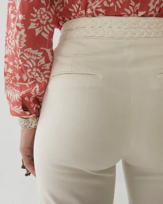 Ross Denim Trousers White