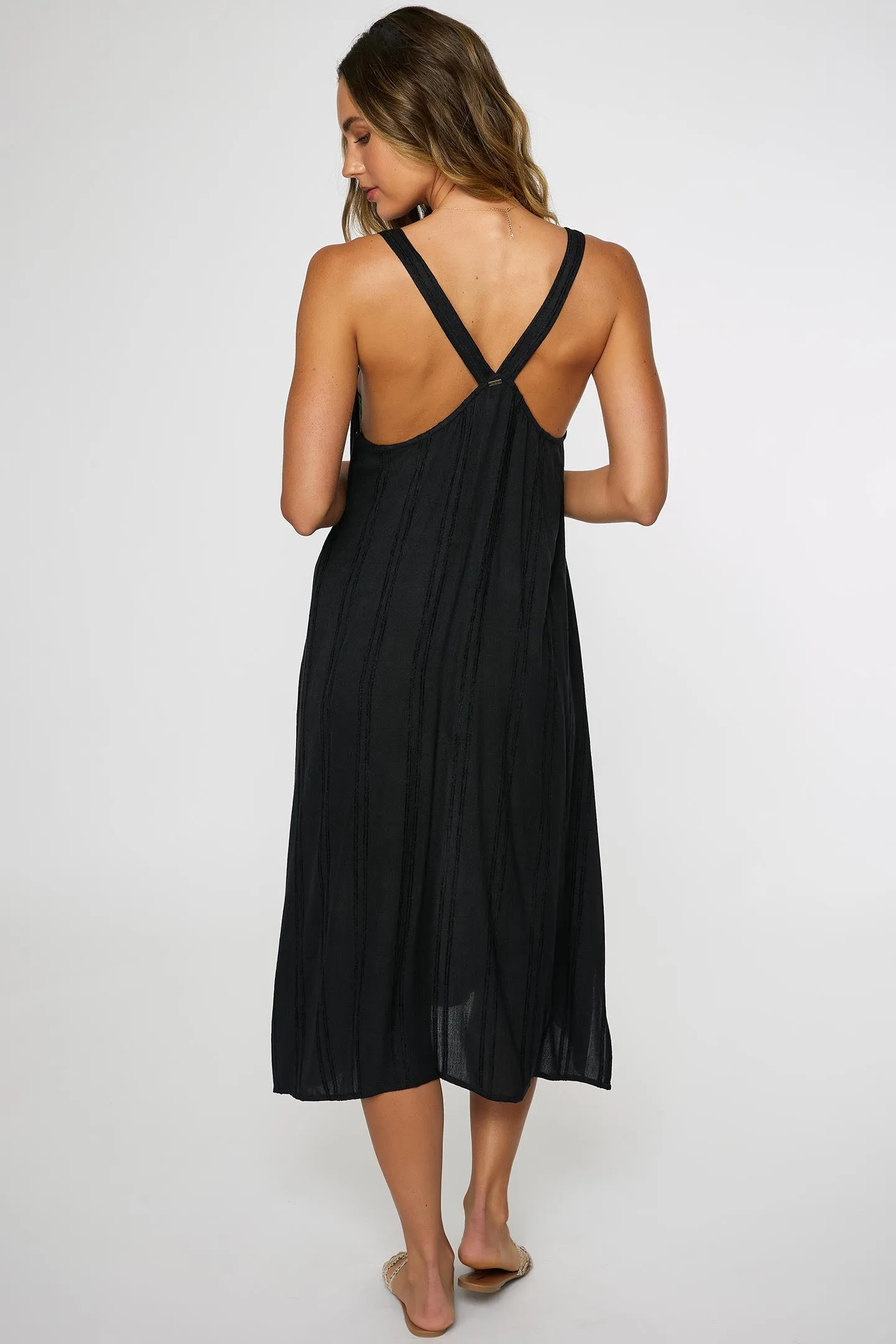 SALTWATER SOLIDS MIRANDA DRESS COVER-UP