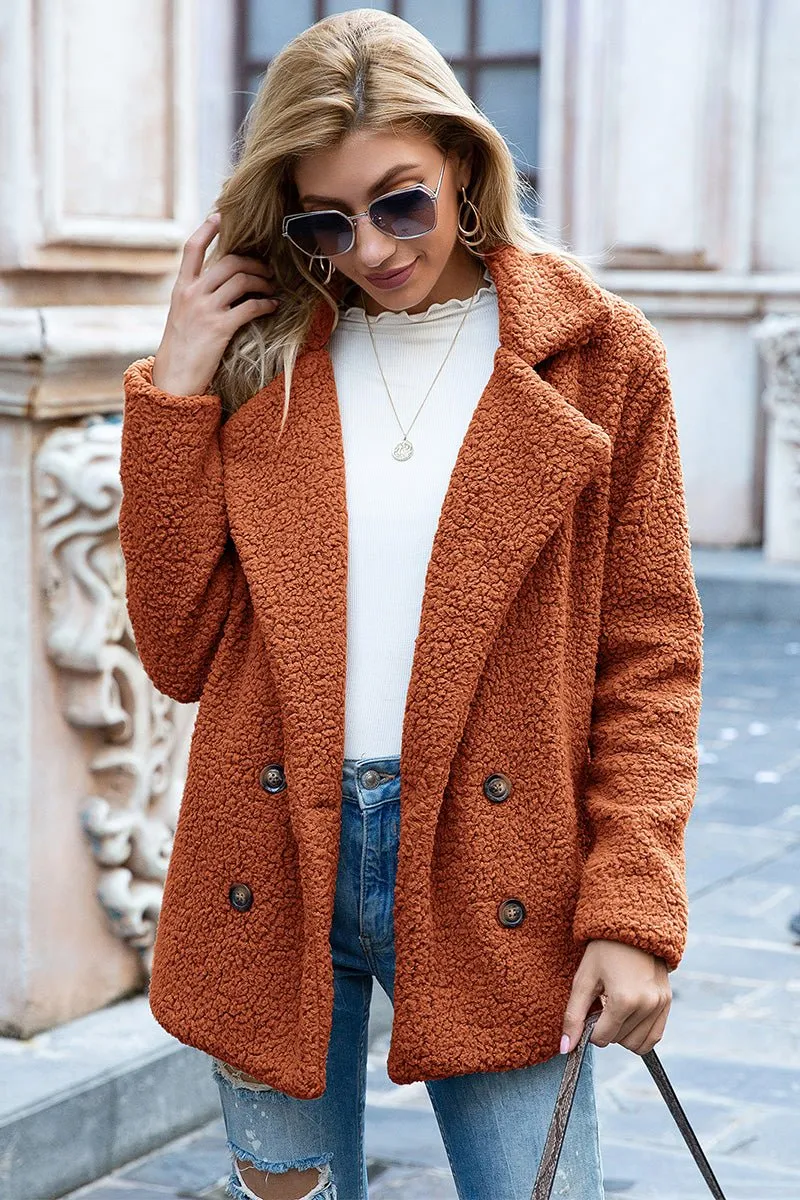Seasonal Shift Open Front Sherpa Jacket