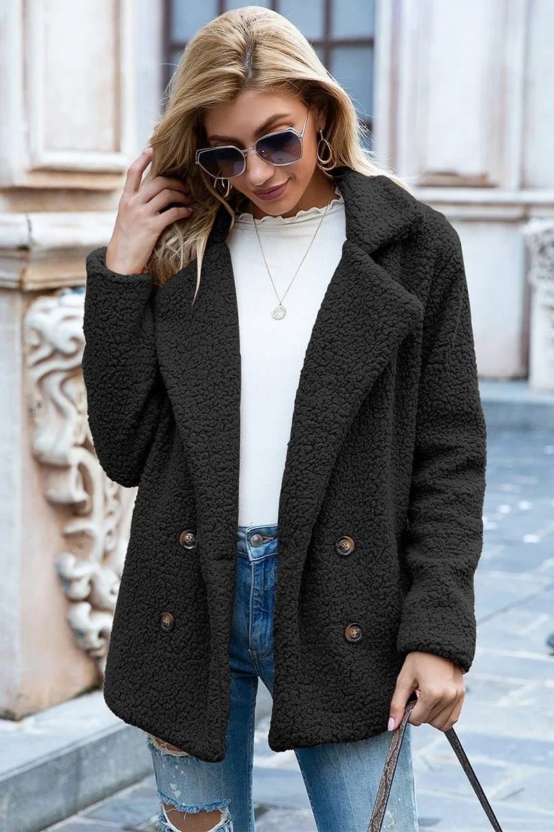 Seasonal Shift Open Front Sherpa Jacket
