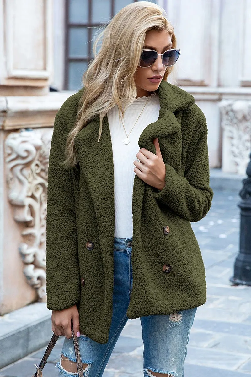 Seasonal Shift Open Front Sherpa Jacket