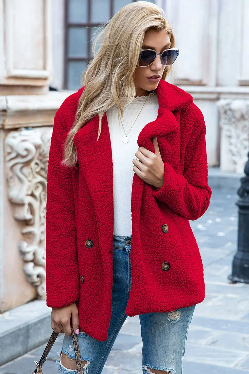 Seasonal Shift Open Front Sherpa Jacket
