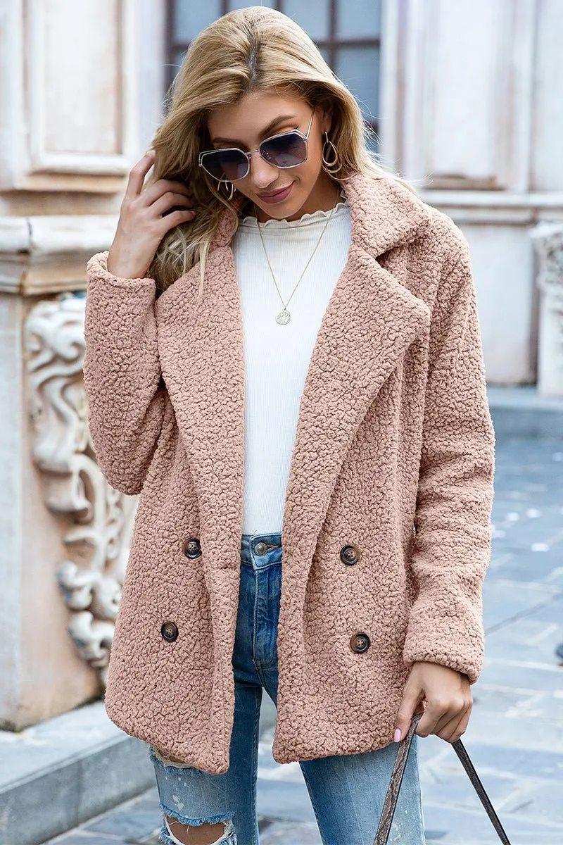 Seasonal Shift Open Front Sherpa Jacket