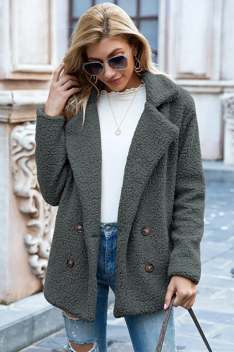 Seasonal Shift Open Front Sherpa Jacket
