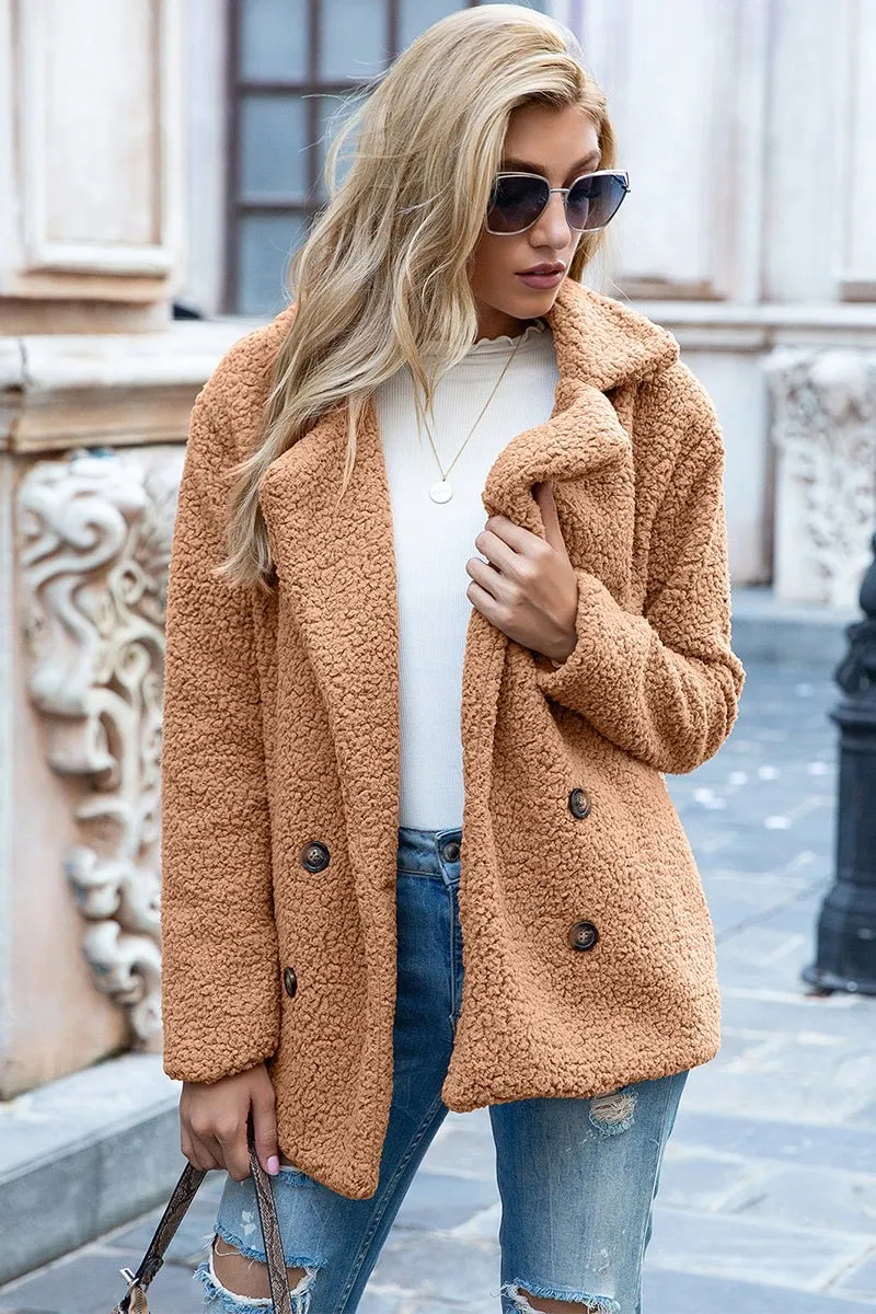 Seasonal Shift Open Front Sherpa Jacket