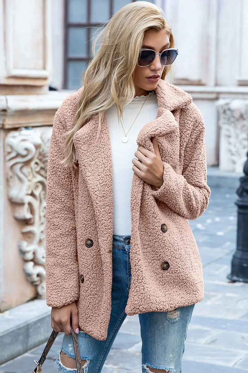 Seasonal Shift Open Front Sherpa Jacket