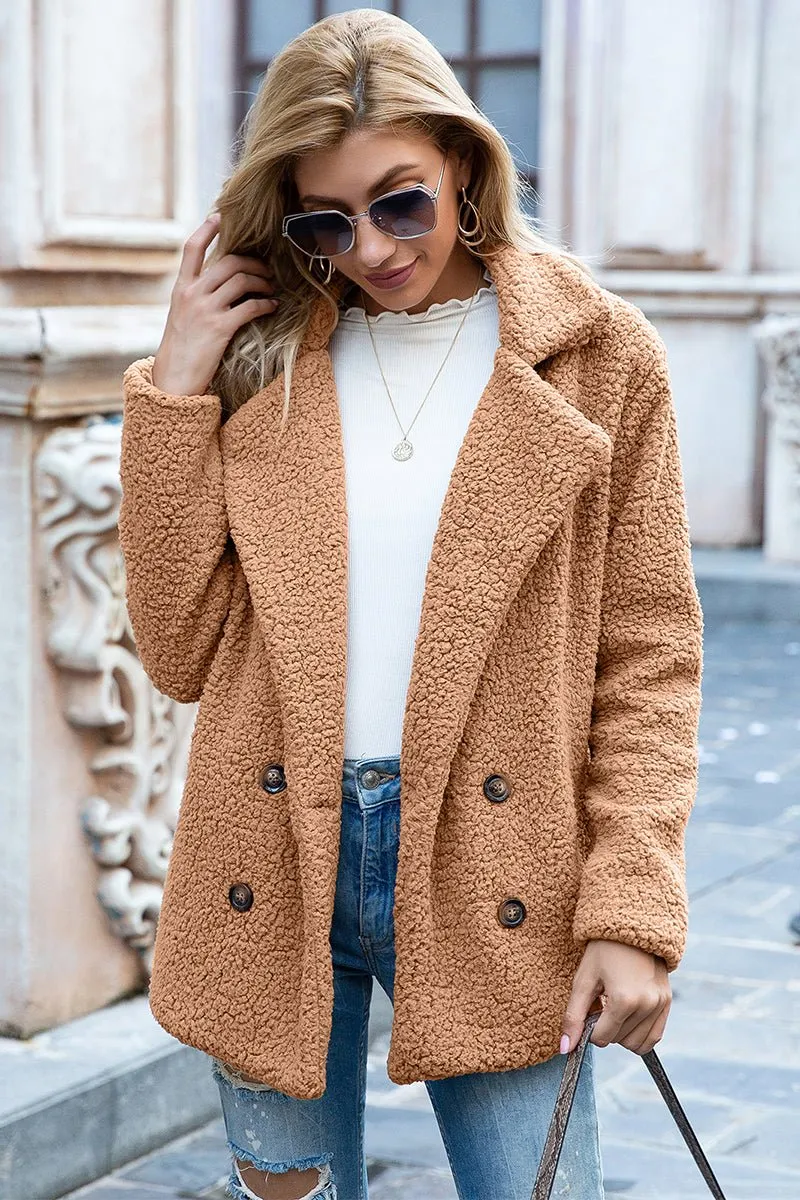 Seasonal Shift Open Front Sherpa Jacket