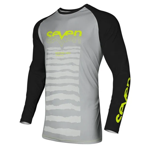 Seven MX 23.1 Vox Surge Motocross Jersey (Grey/Black, Size:S)