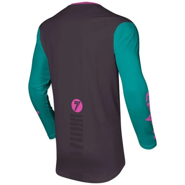 Seven MX 23.1 Vox Surge Motocross Kit (Black/Berry, Size: XL/36)