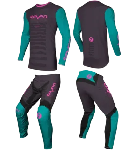 Seven MX 23.1 Vox Surge Motocross Kit (Black/Berry, Size: XL/36)