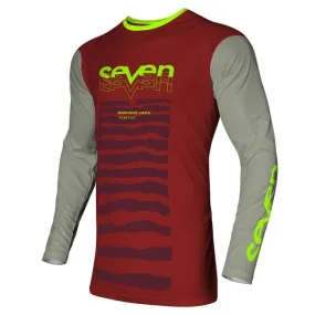 Seven MX 23.1 Vox Surge Youth Motocross Jersey (Merlot, UK Size:XL)