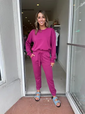 Slim Jogger / Berry