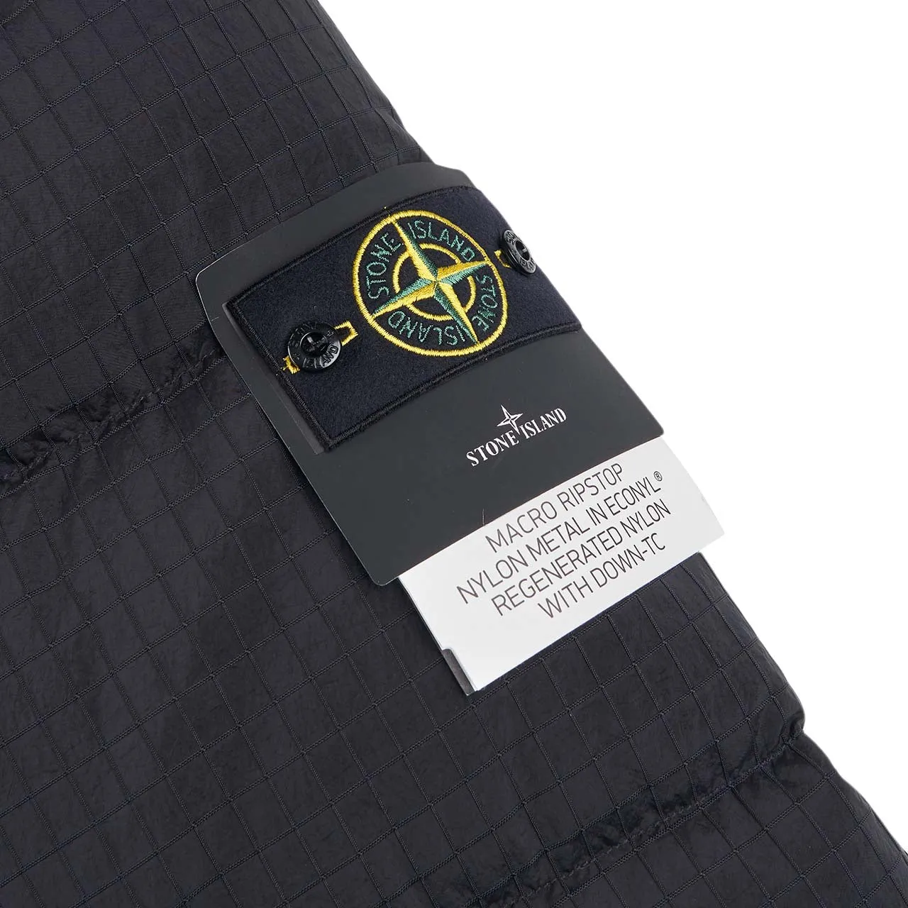stone island bomber down jacket (black)