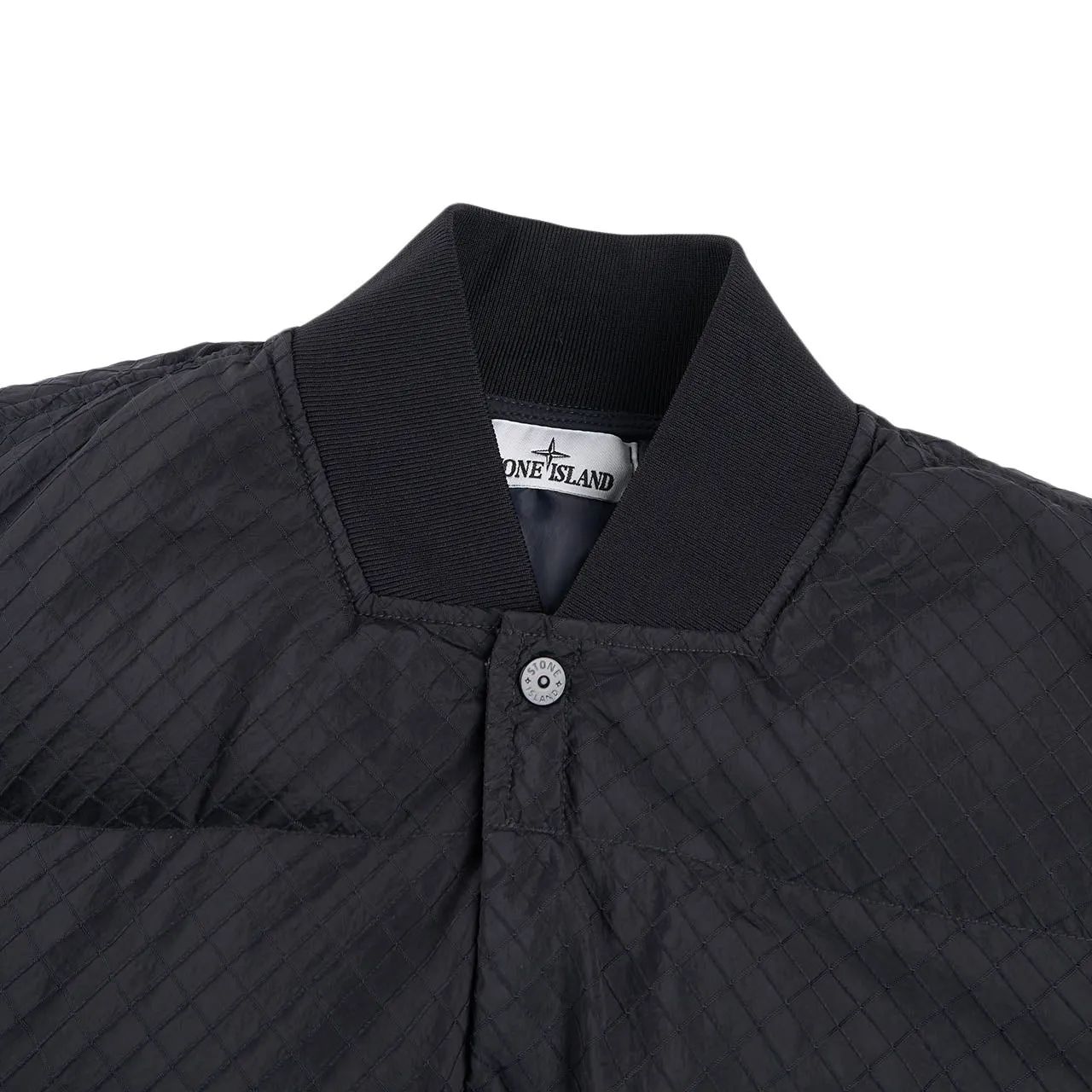 stone island bomber down jacket (black)