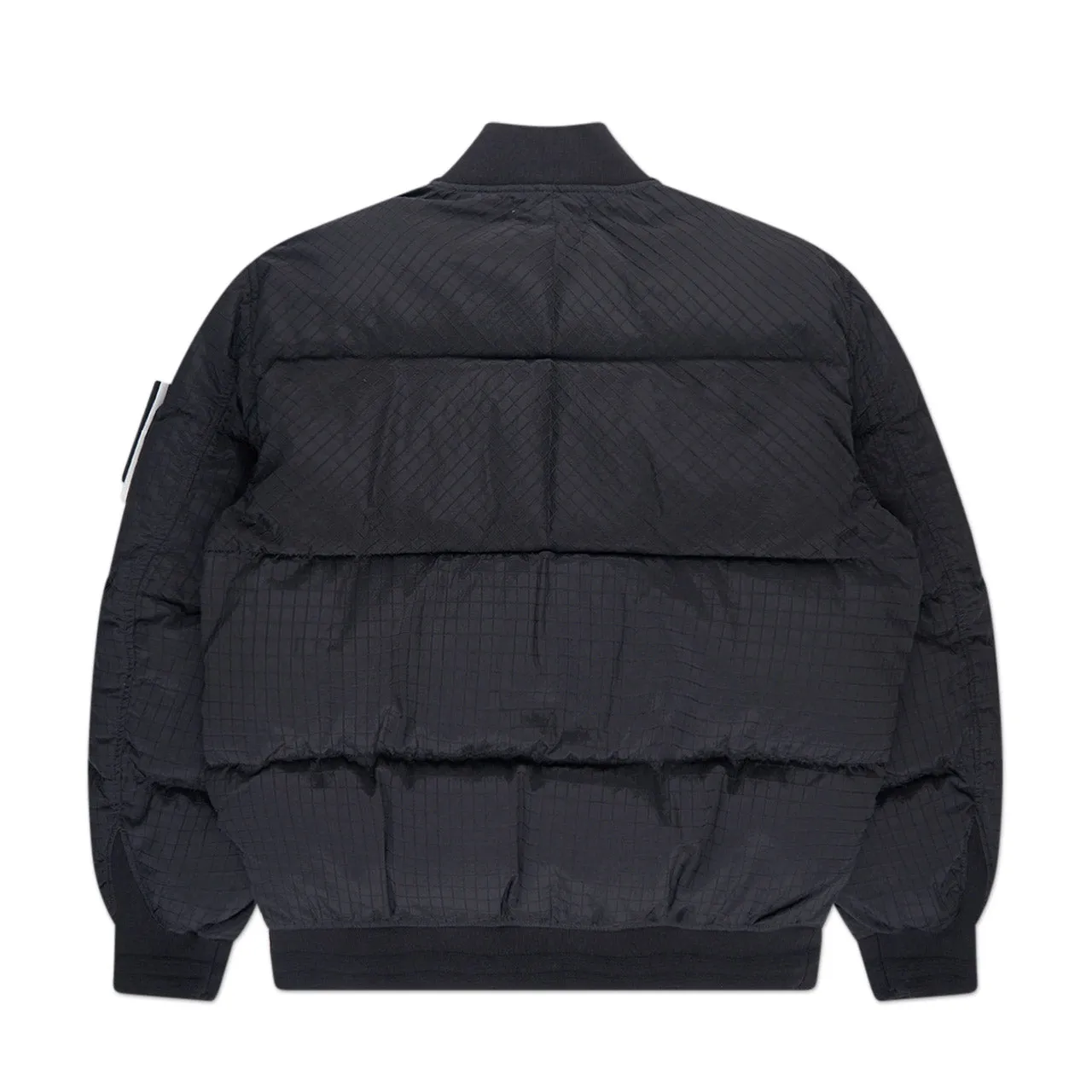stone island bomber down jacket (black)