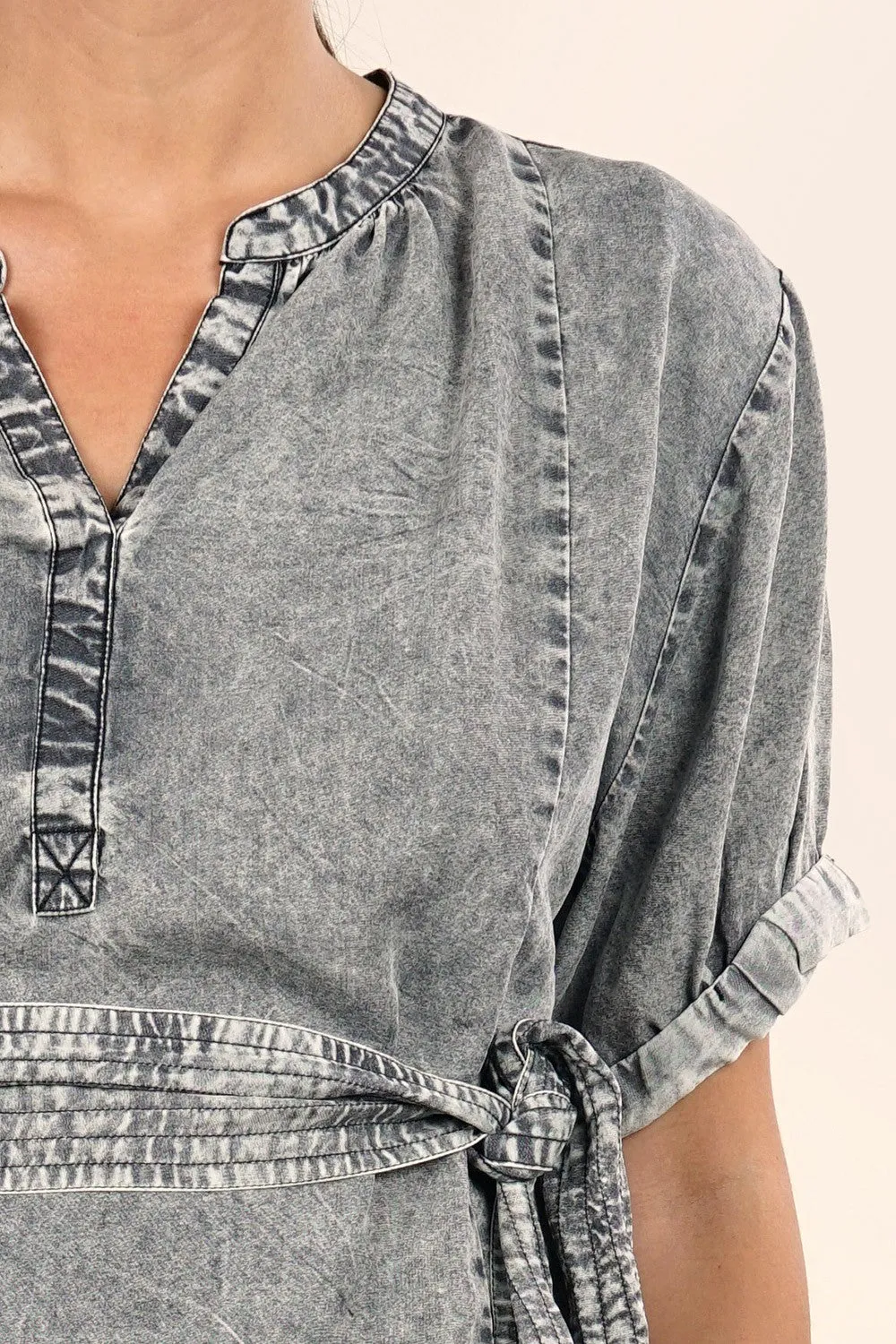 Tencel Acid Wash Top