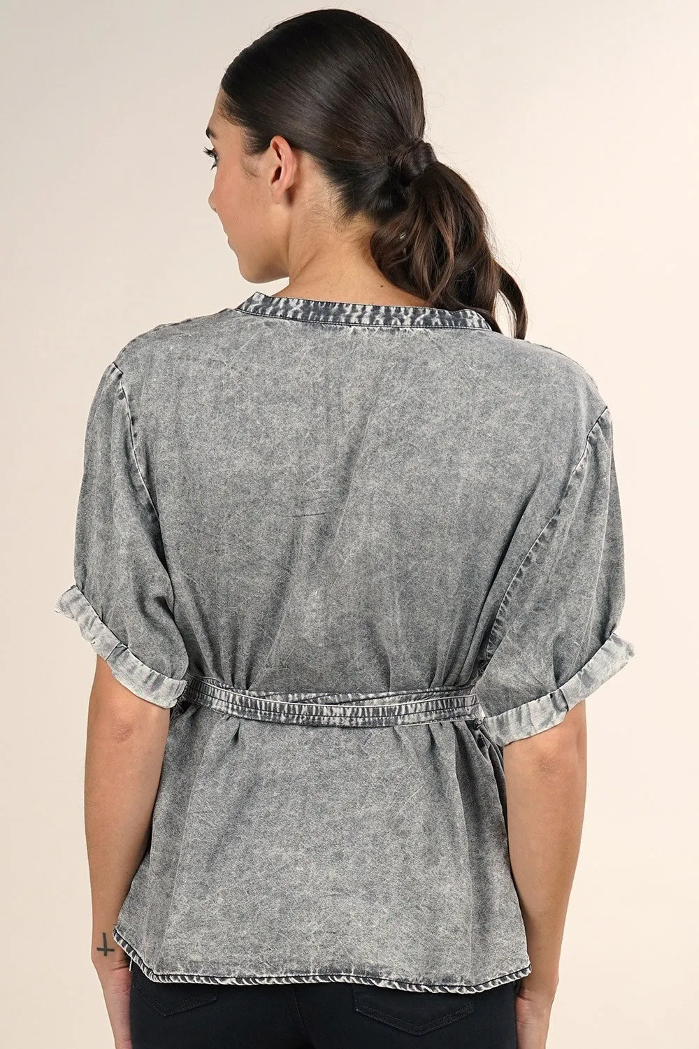 Tencel Acid Wash Top