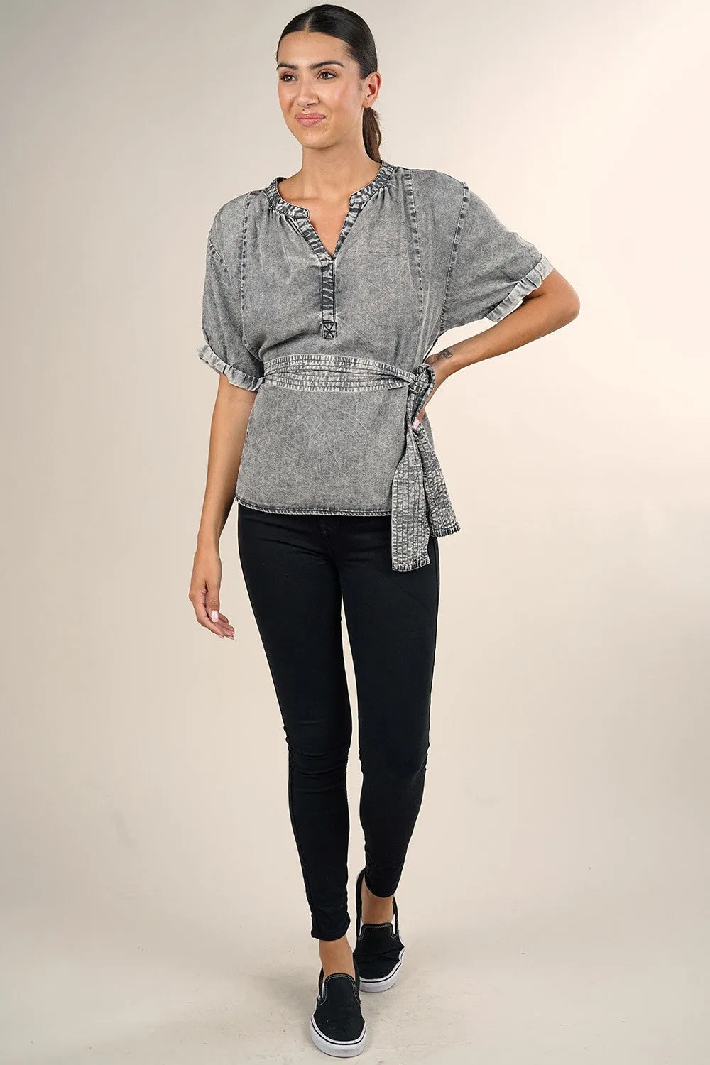 Tencel Acid Wash Top