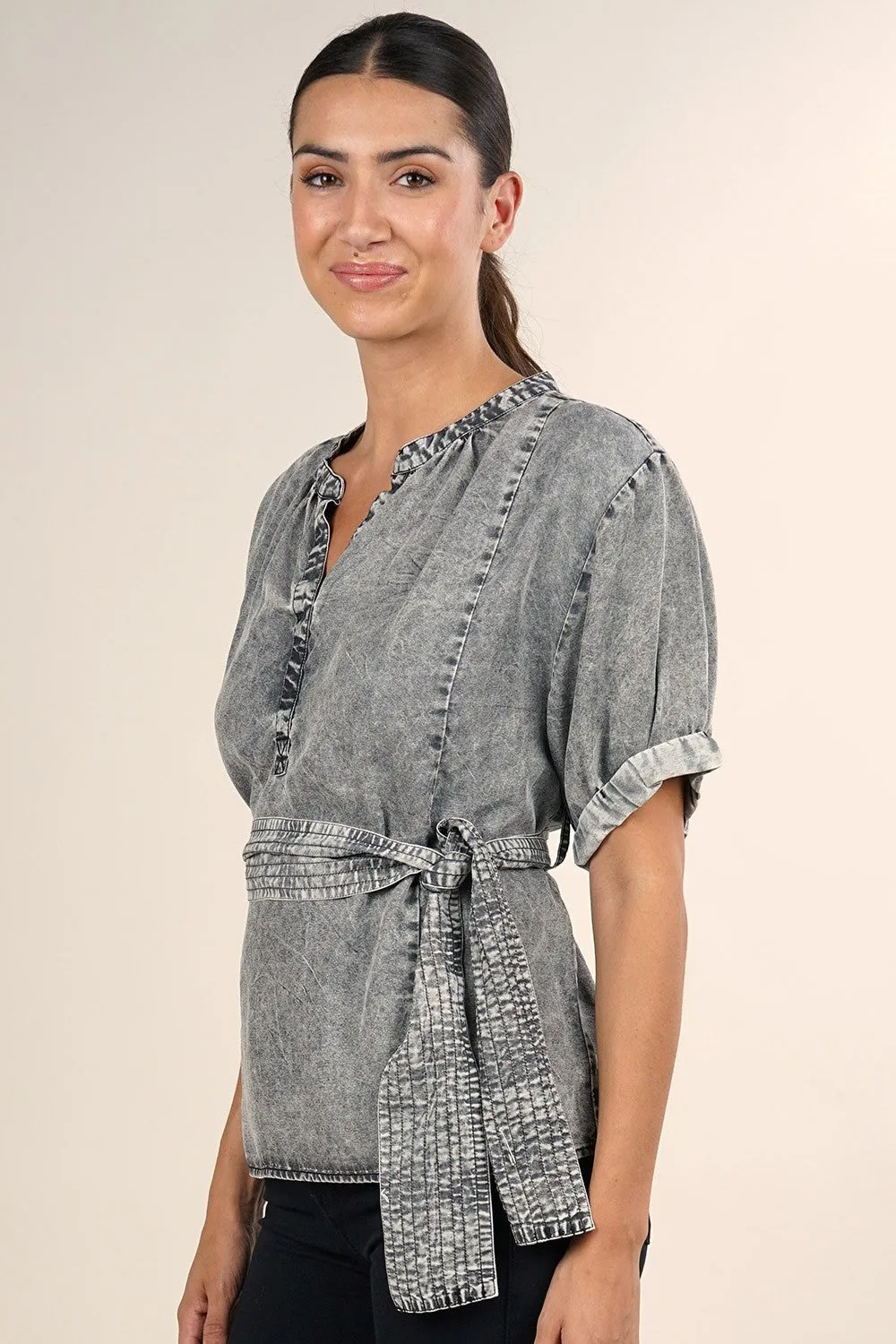 Tencel Acid Wash Top