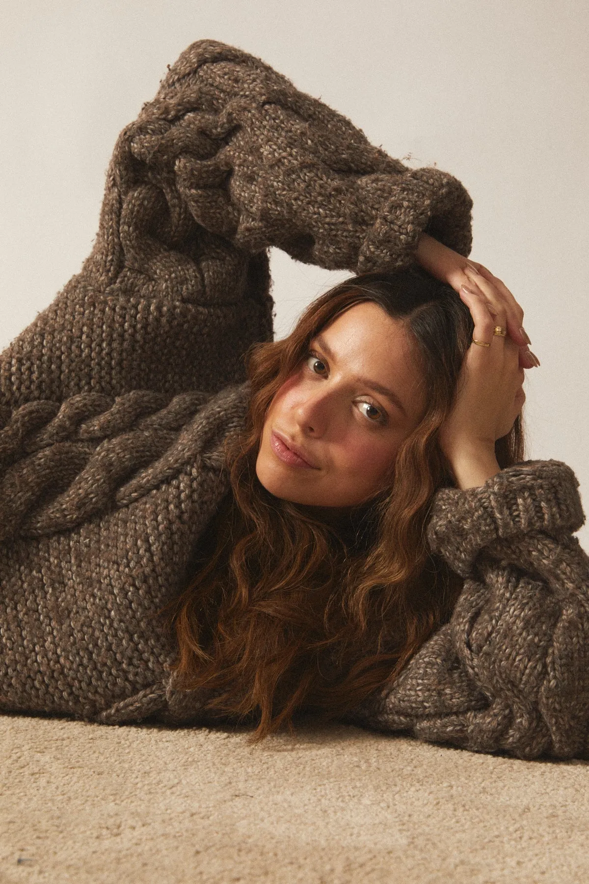 THE RECYCLED OVERSIZED CHUNKY SWEATER