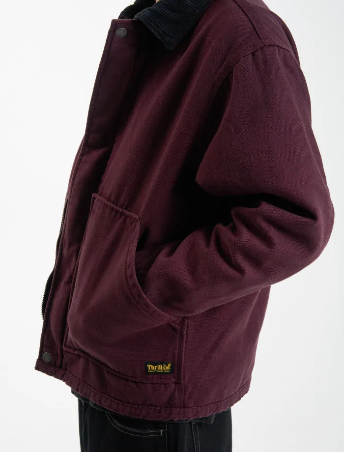 Thrills Union Jacket - Wine